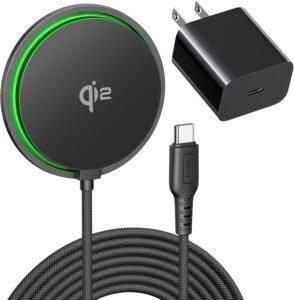 INIU Qi2 Certified Magnetic Wireless Charger (15W)
