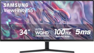 SAMSUNG 34" ViewFinity S50GC Series Ultra-WQHD Monitor