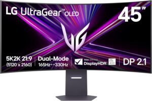 LG 45-inch Ultragear 5K2K Curved OLED 45GX950A-B Ultrawide Montior