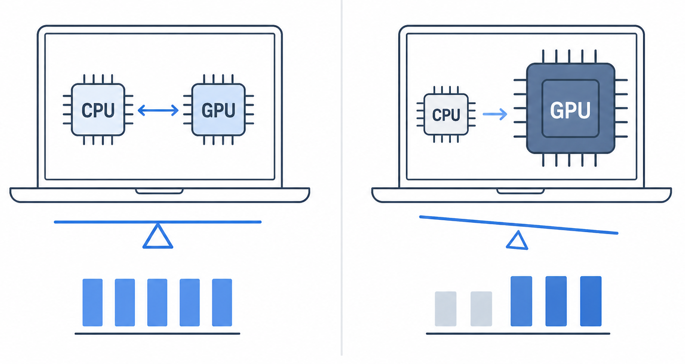 Laptop GPU vs CPU Explained: What Matters More in 2026?