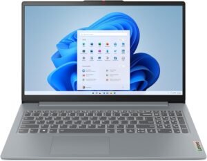 Lenovo IdeaPad Slim 3 Laptop on White Background
