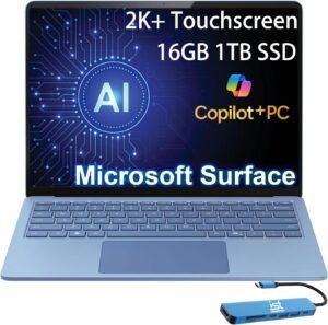 Microsoft Surface 7 Laptop on White Background