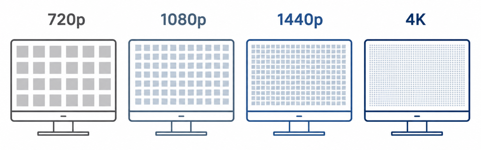 Monitor Resolution Explained: 1080p vs 1440p vs 4K (2026)